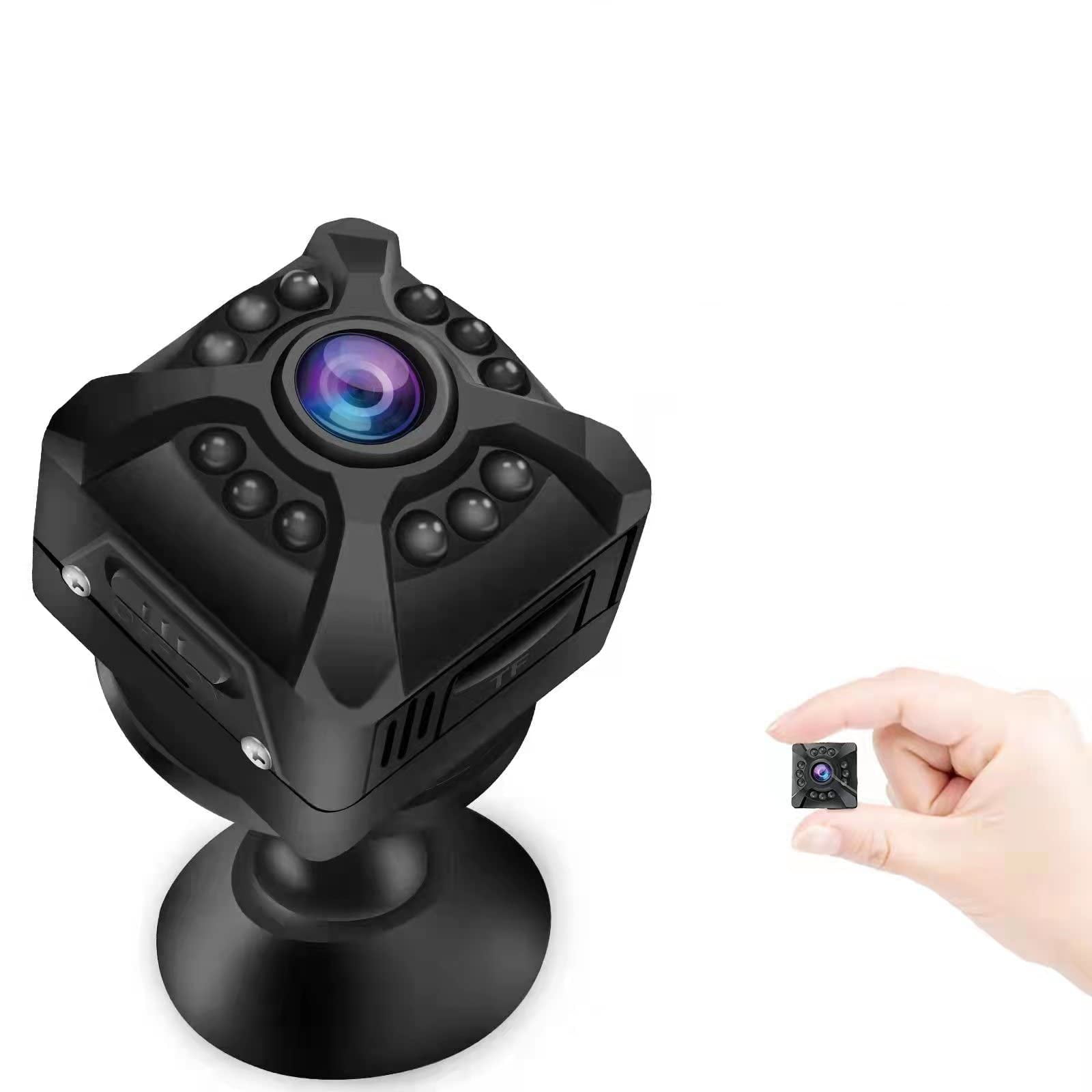 Hidden Spy Camera Mini 1080P Wireless WiFi Camera with Audio and Live ...