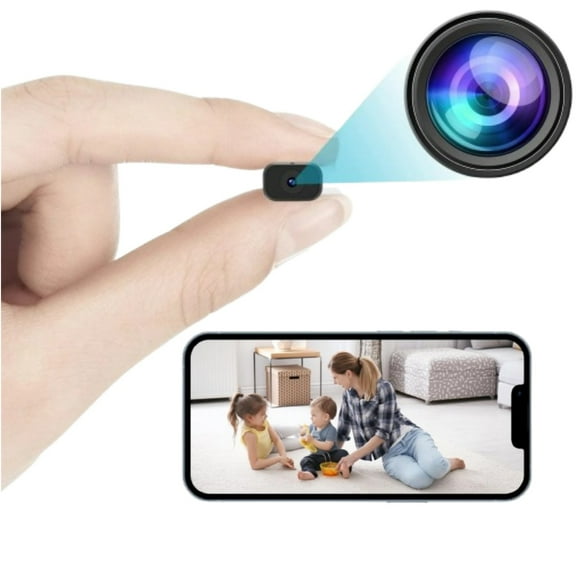 Hidden Spy Camera, Mini HD 1080P Wireless Camera for Home Office Security, Small Nanny Cam with Motion Sensor Night Vision, APP Control Camera for Baby, Pets(Video Only)