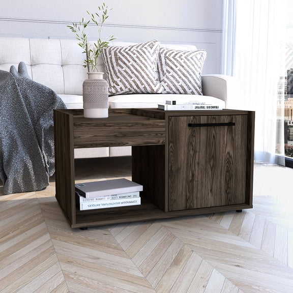 Hidden Storage Cabinet / Display Drinks / Durable Particle Board Table