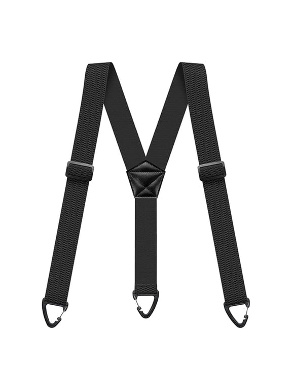 Hidden Suspenders for Men Under Clothes with 3 Snap Loop (1.48" Wide)