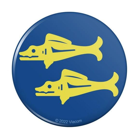 Hidden Temple Blue Barracudas Kitchen Refrigerator Locker Button Magnet
