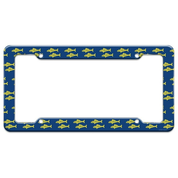 Hidden Temple Blue Barracudas License Plate Tag Frame