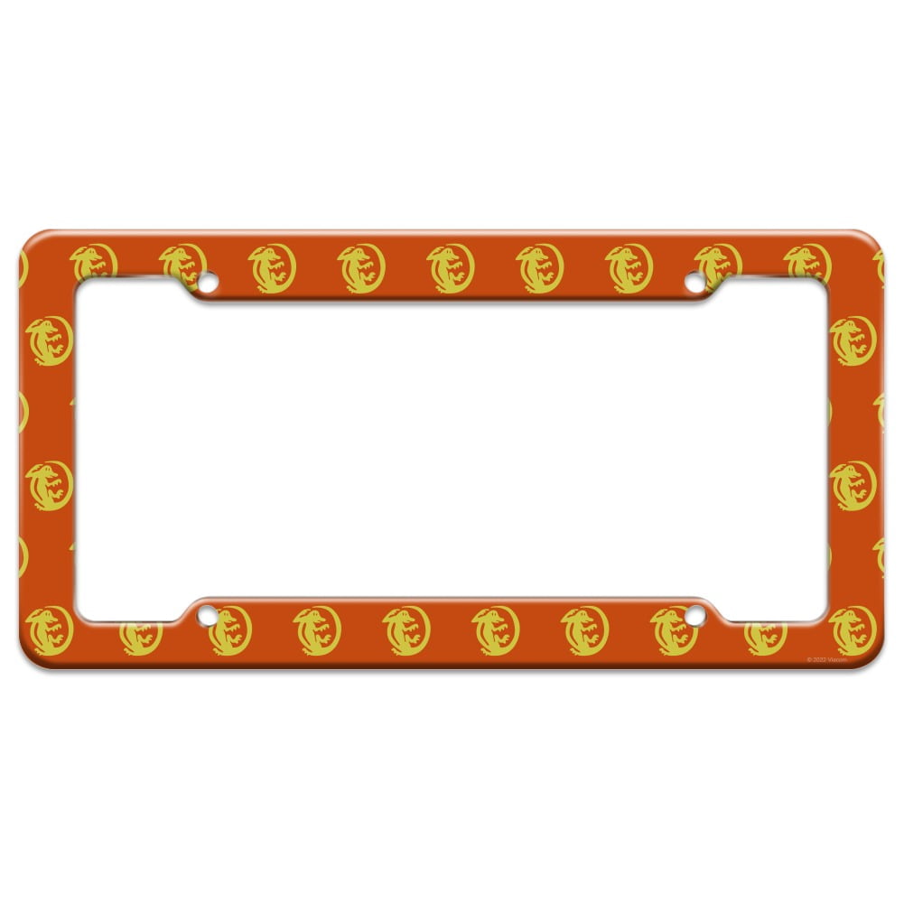 Orange License Plate Frame