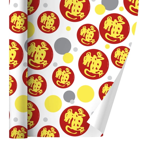 Hidden Temple Red Jaguars Gift Wrap Wrapping Paper Roll