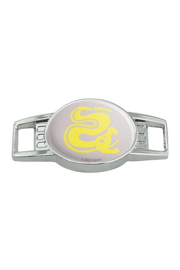 Hidden Temple Silver Snakes Shoe Shoelace Shoe Lace Tag Runner Gym Charm Decoration