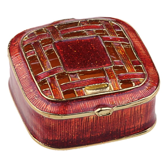Hidden Treasures Fashion Square Jewelry Box Trinket Box TT1504