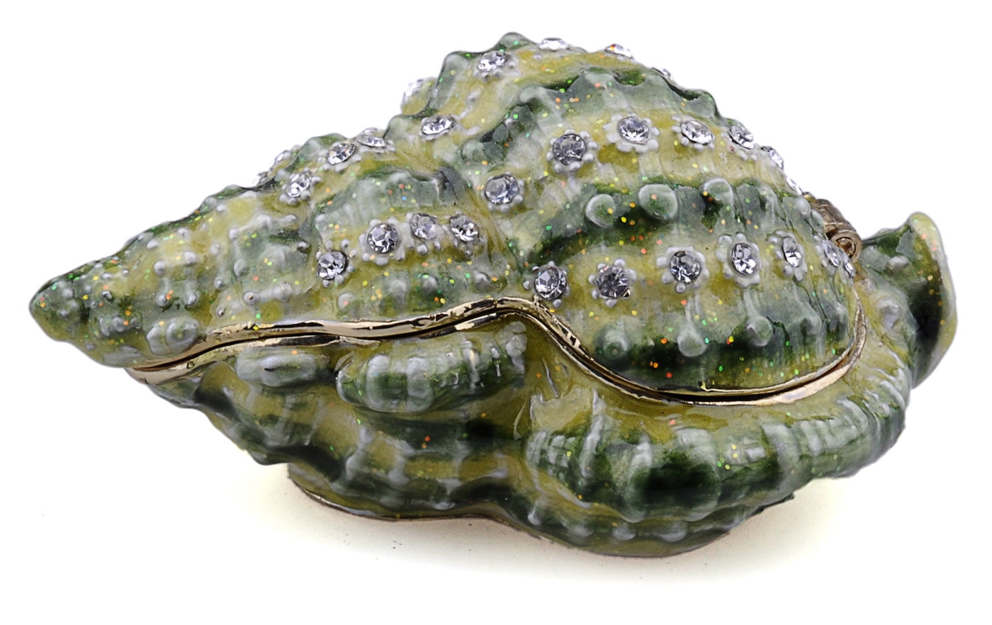 Hidden Treasures Shell Trinket Box TT071 - Walmart.com