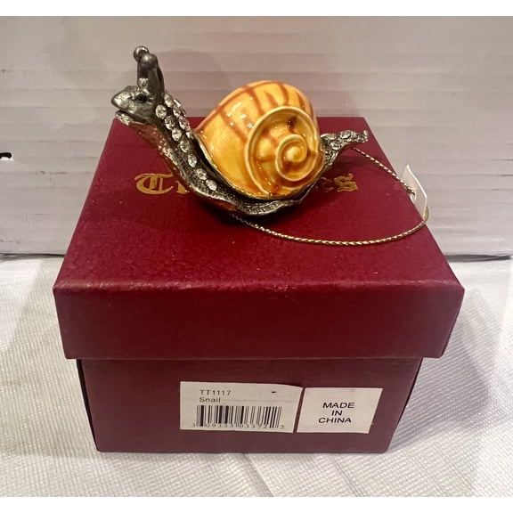Hidden Treasures Snail Trinket Box TT1117
