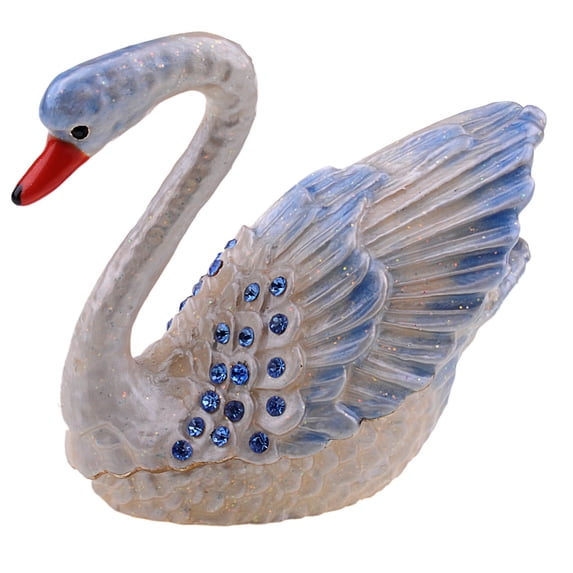 Hidden Treasures Swan Trinket Box TT1029