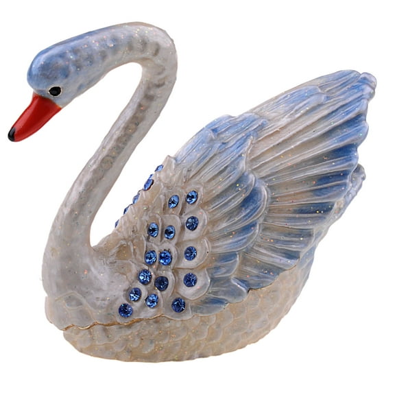 Hidden Treasures Swan Trinket Box TT1029