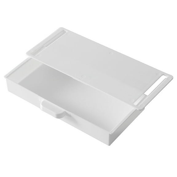 Hidden Under Desk Drawer Self-Adhesive Plastic Makeups Jewelry Desk Storage Drawer for Kitchen