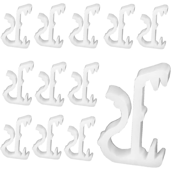 Hidden Valance Clips Mini Window Blinds Clips White Plastic Valance Holder Retainer Clips