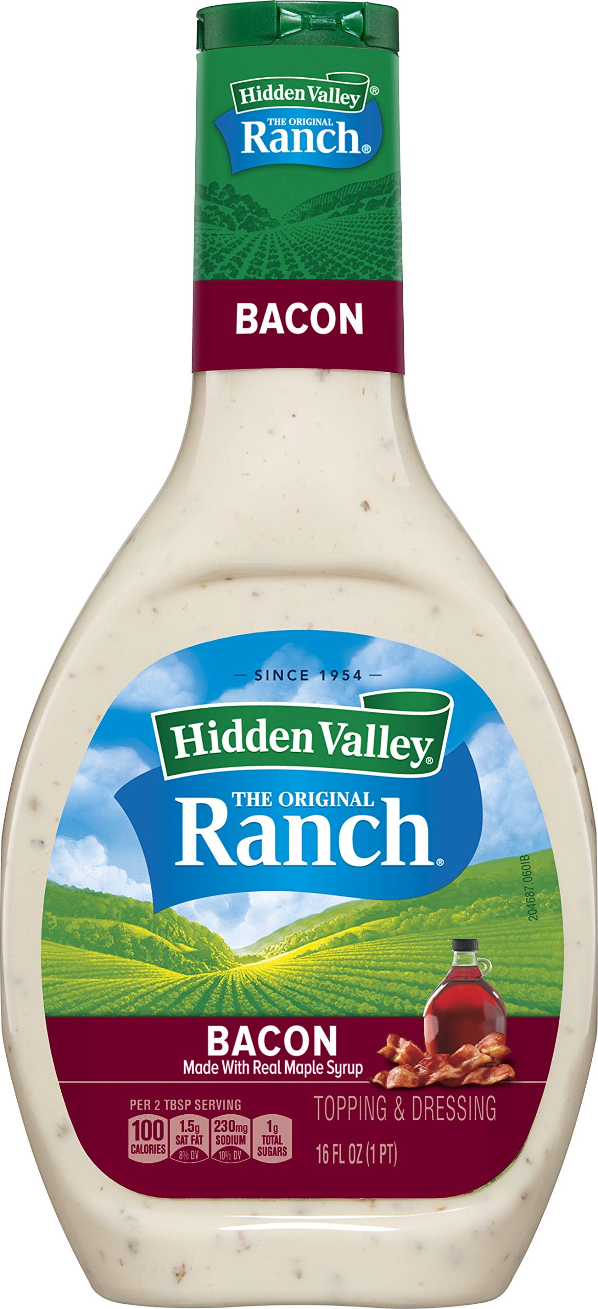 Hidden Valley Bacon Ranch Salad Dressing & Topping, Gluten Free 16