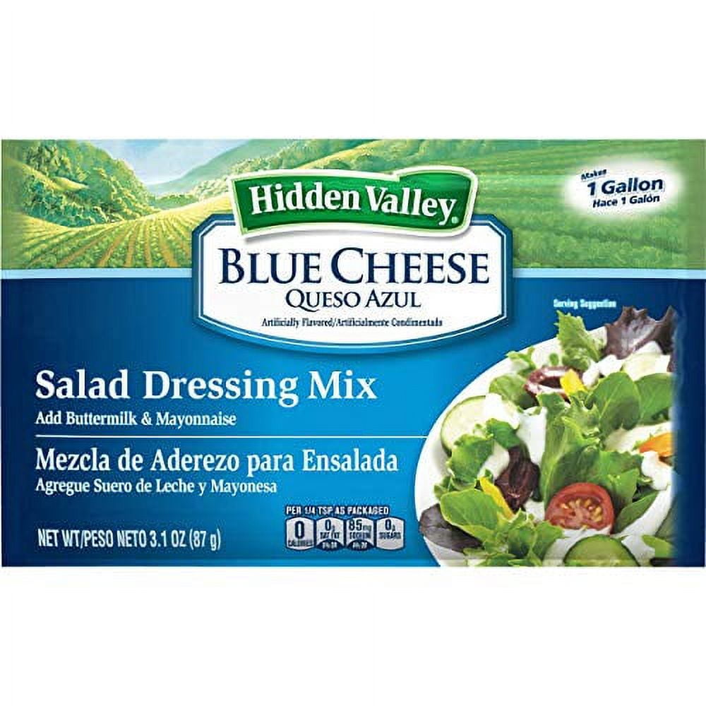 Hidden Valley Blue Cheese Dressing Mix, 3.1 oz - Case of 18