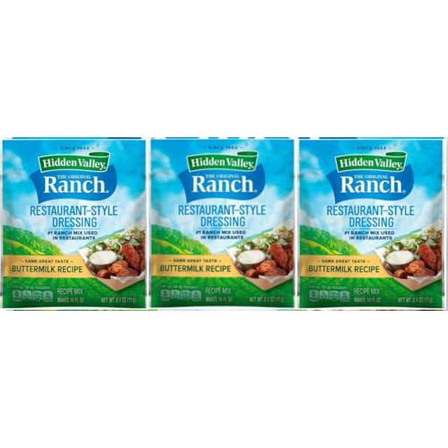 Hidden Valley Buttermilk Ranch Salad Dressing & Seasoning Mix, Gluten