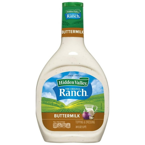 Hidden Valley Buttermilk Ranch Salad Dressing & Topping (Pack of 2)