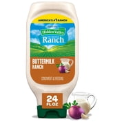 Hidden Valley Buttermilk Ranch Salad Dressing & Condiment, 24 fl oz Squeeze Bottle