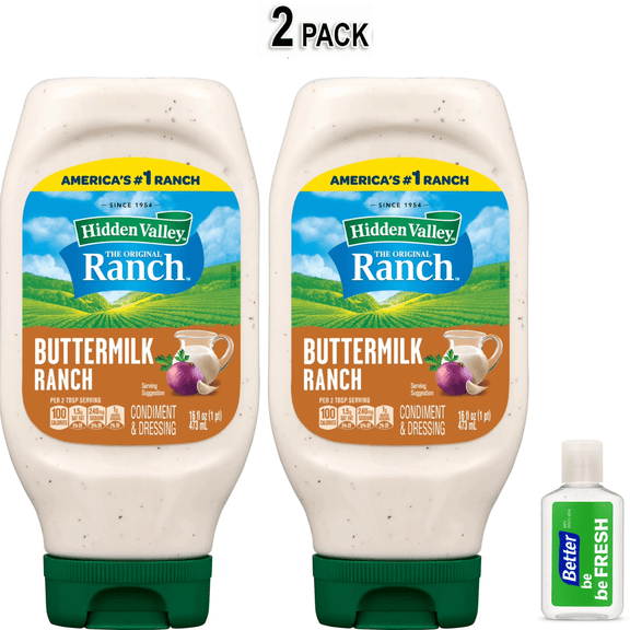 Hidden Valley Buttermilk Ranch Topping and Dressing  Bottle