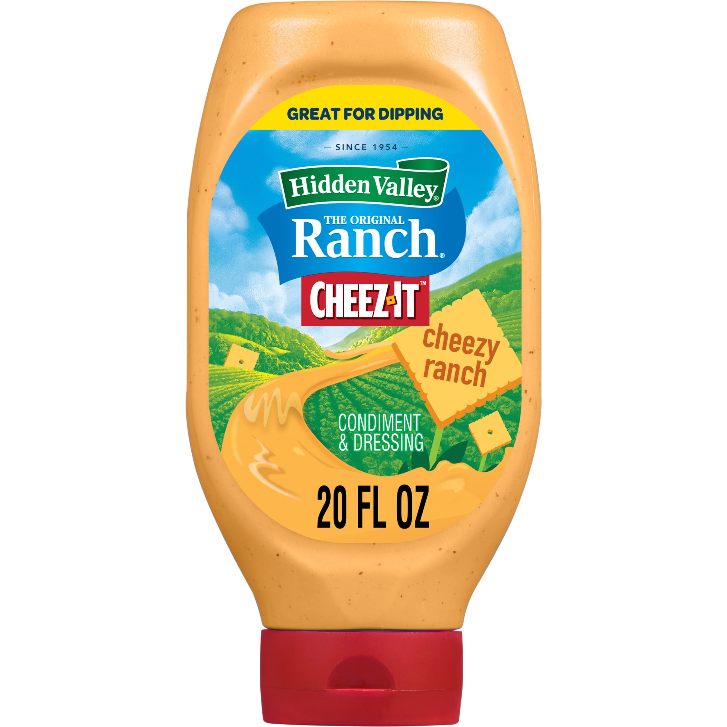 Hidden Valley Cheezy Ranch Condiment and Dressing, 20 Fluid Ounces