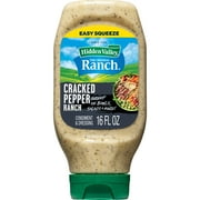 Hidden Valley Cracked Pepper Ranch Condiment and Dressing, 16 Fluid Ounces