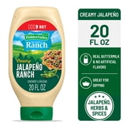 Hidden Valley Creamy Jalapeno Ranch Dip Sauce Condiment & Dressing, 20 fl oz Squeeze Bottle