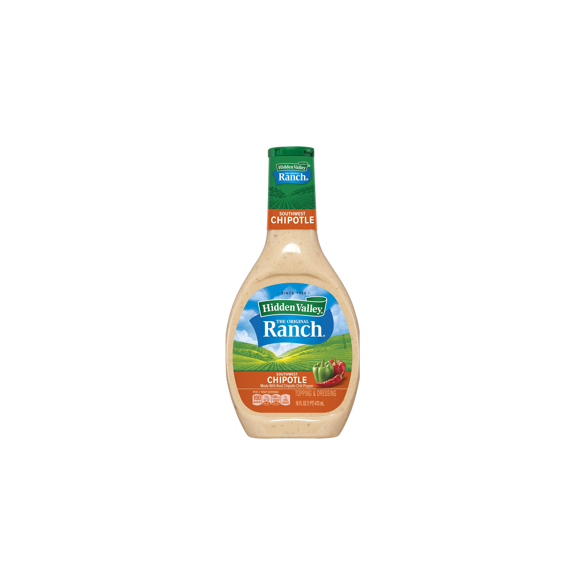 Hidden Valley Farmhouse Originals Southwest Chipotle Salad Dressing (Pack of 24)