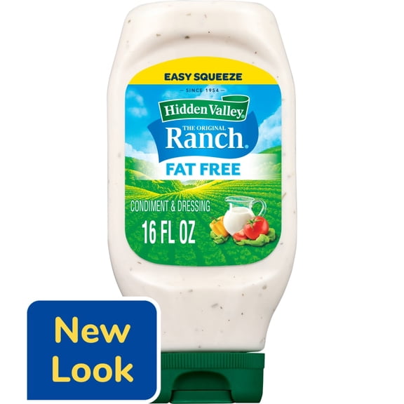 Hidden Valley Fat Free Ranch Condiment and Dressing - 16 fl oz