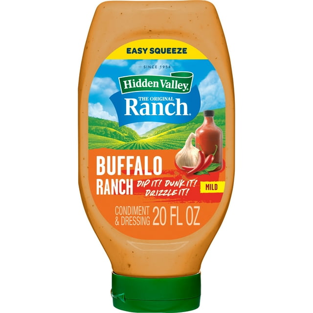 Hidden Valley Gluten Free Buffalo Ranch Dipping Sauce, Topping and
