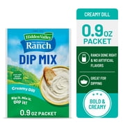 Hidden Valley Creamy Dill Ranch Dip Mix, 0.9 oz Packet