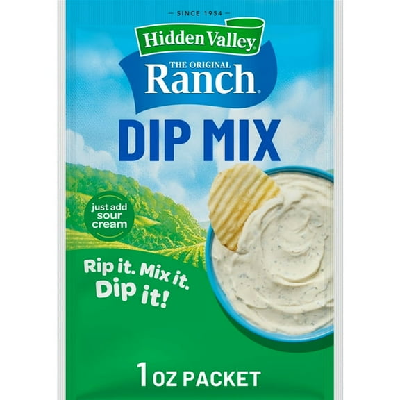 Hidden Valley Gluten Free Fiesta Ranch Dips Mix (Pack of 10)