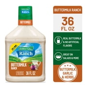 Hidden Valley Buttermilk Ranch Salad Dressing & Condiment, 36 fl oz Squeeze Bottle
