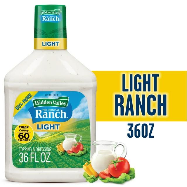 Hidden Valley Gluten Free KetoFriendly Original Ranch Light Salad