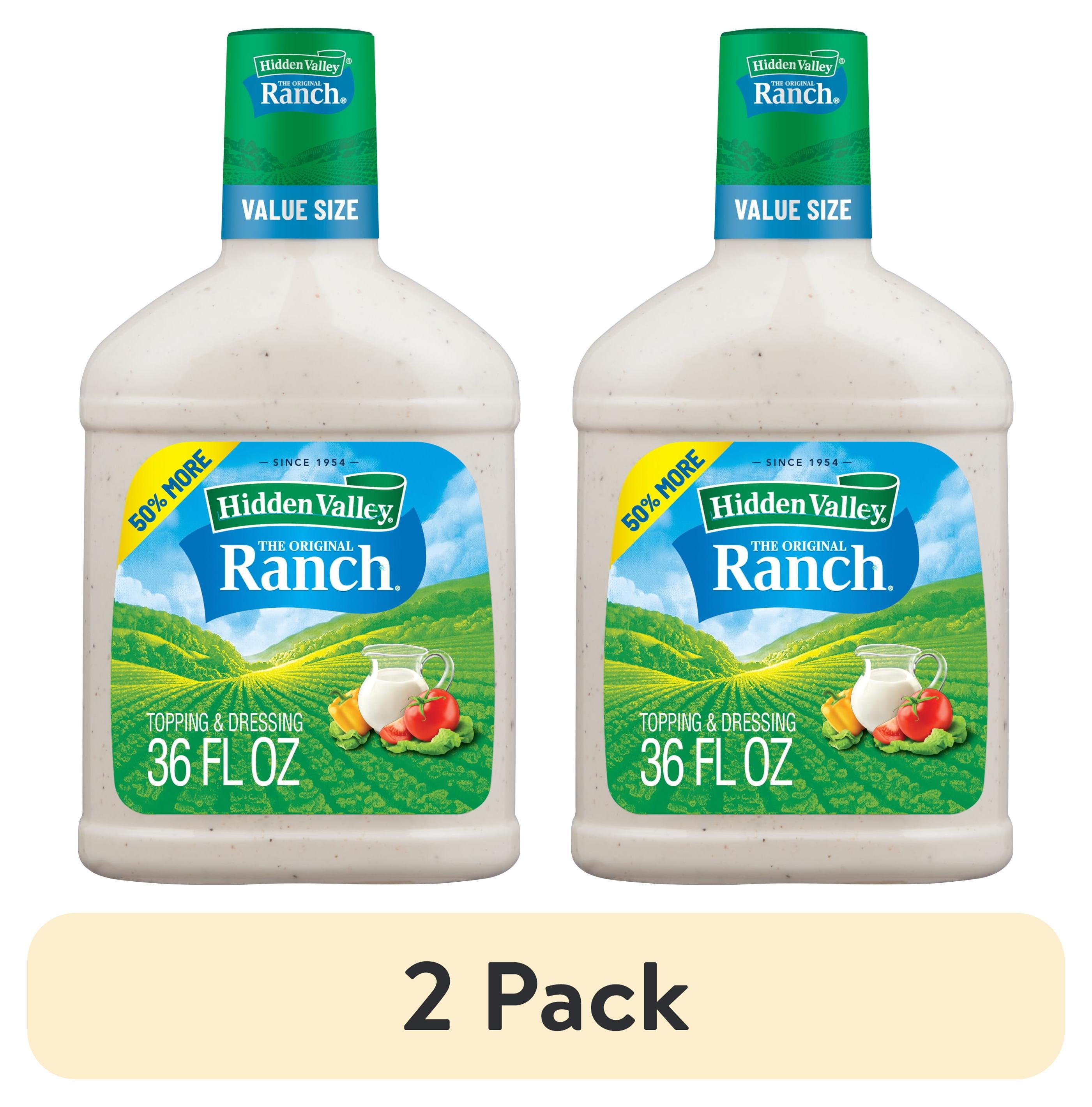 (2 pack) Hidden Valley Gluten Free KetoFriendly Original Ranch Salad