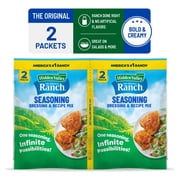 (2 Pack) Hidden Valley Original Ranch Seasoning & Salad Dressing Mix, 1 oz Packet