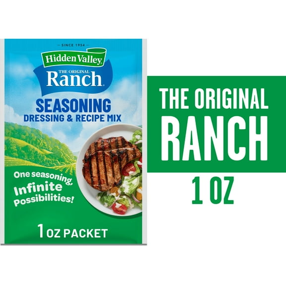 Hidden Valley Gluten Free Original Ranch Salad Dressing and Seasoning Mix, 1 oz