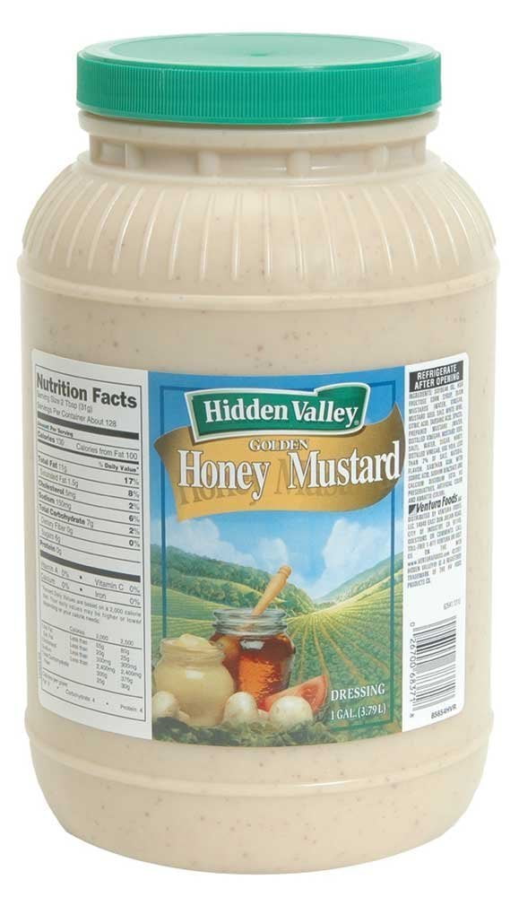hidden valley golden honey mustard dressing Hidden Valley Golden Honey Mustard Dressing Bulk, 1 Gal