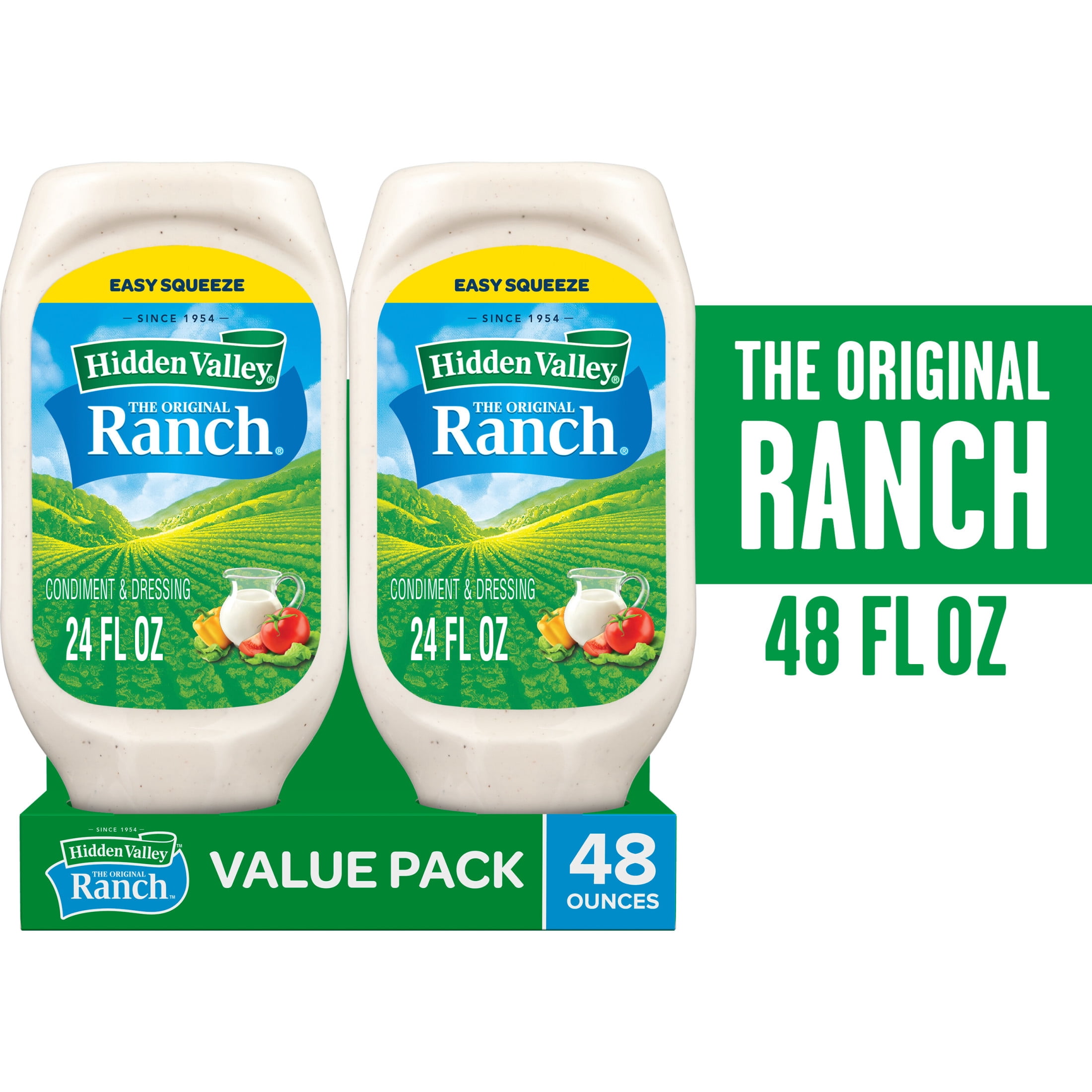 Hidden Valley Original Ranch Dressing, 24 fl. oz., Pack of 2