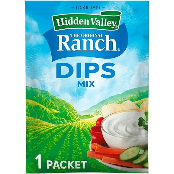 Hidden Valley Original Ranch Dips Mix, 1 Ounce Packet (Package May Vary)