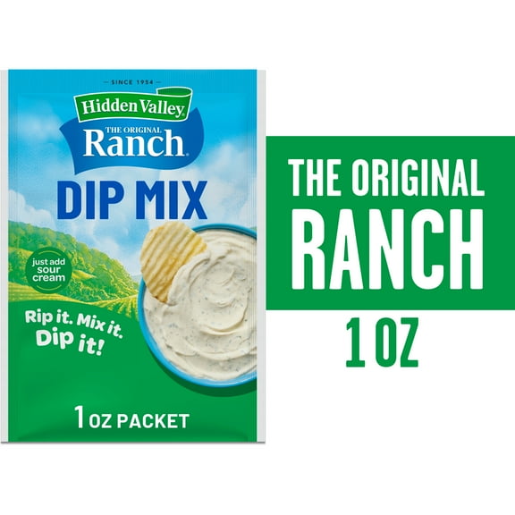 Hidden Valley Original Ranch Dips Mix, Gluten Free - 1 Packet