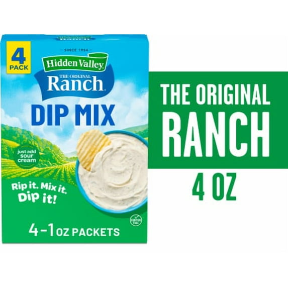 Hidden Valley Original Ranch Dips Mix Packet 4 oz