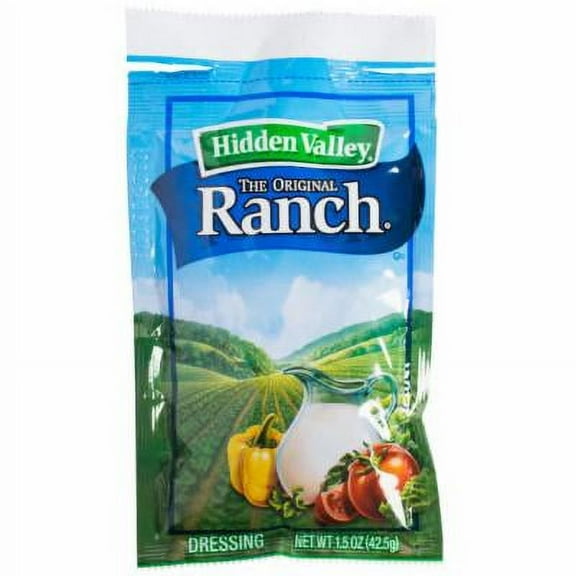 Hidden Valley Original Ranch Portion Dressing Packet 1.5 oz (Pack of 18)