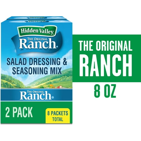 Hidden Valley Original Ranch Salad Dressing & Seasoning Mix, Bulk Food, 1 oz, 8 Packets