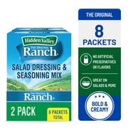 (8 Pack) Hidden Valley Original Ranch Seasoning & Salad Dressing Mix, 1 oz Packet