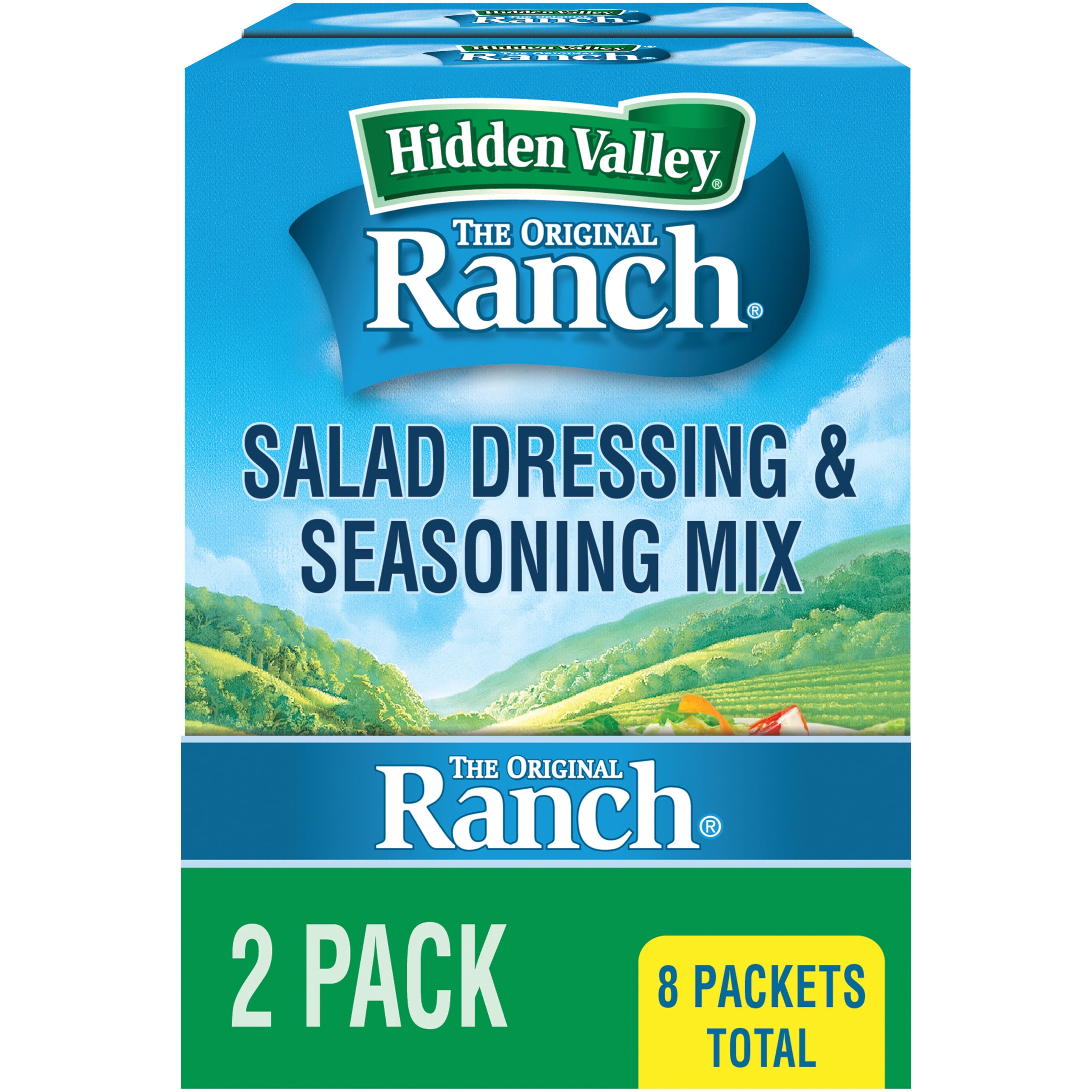 Hidden Valley Original Ranch Salad Dressing & Seasoning Mix, 8 Packets