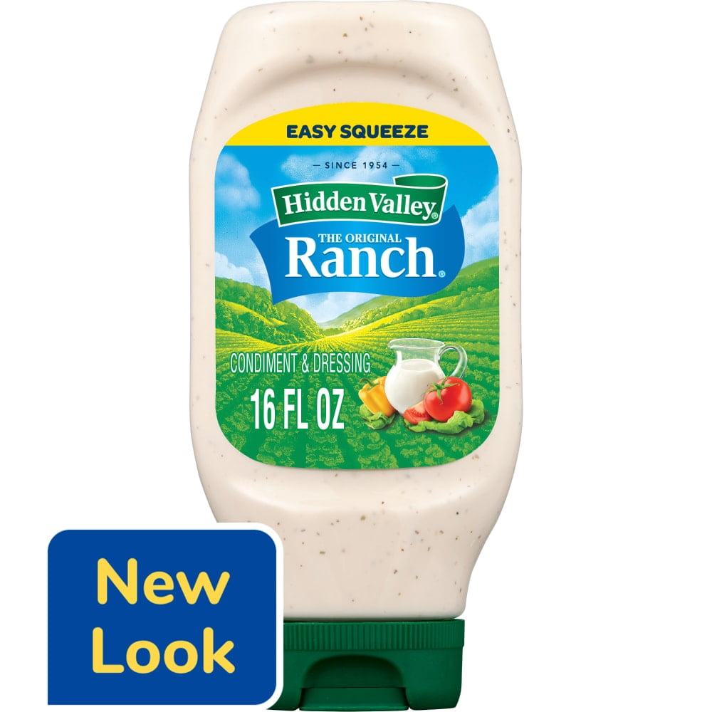 Hidden Valley Original Ranch Salad Dressing & Topping, 16 fl oz (Package May Vary)