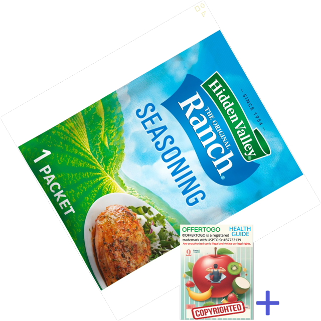 Hidden Valley Original Ranch Salad Dressing and Seasoning Mix, 1 Oz