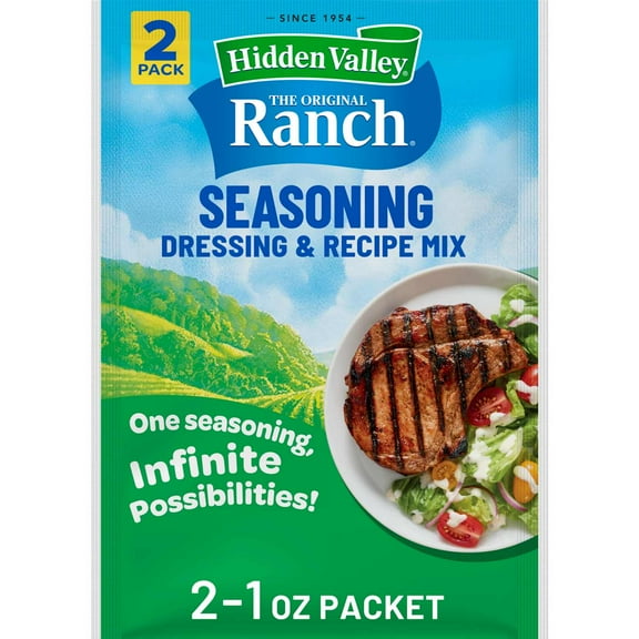Hidden Valley Original Ranch Salad Dressing and Seasoning Mix Packet - 2 ct- Pack of 2