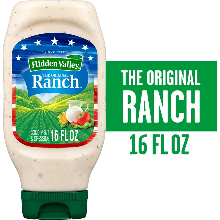 Twin Pack Hidden Valley Original Ranch Salad Dressing & Topping, Gluten  Free - 16 oz Bottle - Walmart.com