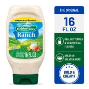 Hidden Valley Original Ranch Condiment and Dressing, America 250 Limited Edition Easy Squeeze Bottle, 16 fl. oz.