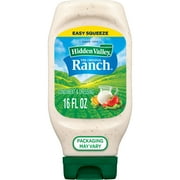 Hidden Valley Original Ranch Salad Dressing and Topping, 16 Ounce Bottle